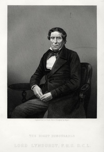 The Right Honorable John Singleton Copley, Lord Chancellor og politiker, c1880 af Daniel John Pound