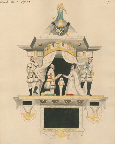 Mindesmærke for Sir Thomas Chaloner af Daniel Lysons