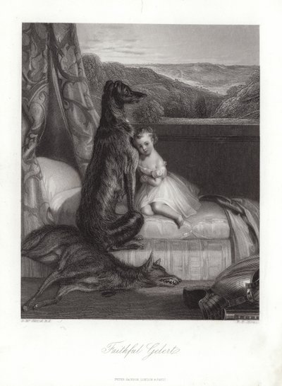 Trofaste Gelert af Daniel Maclise