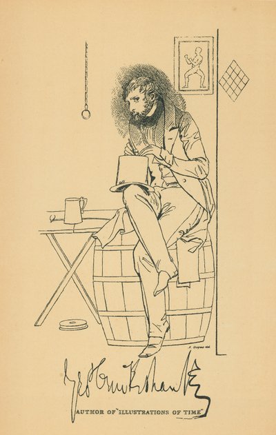 George Cruikshank af Daniel Maclise