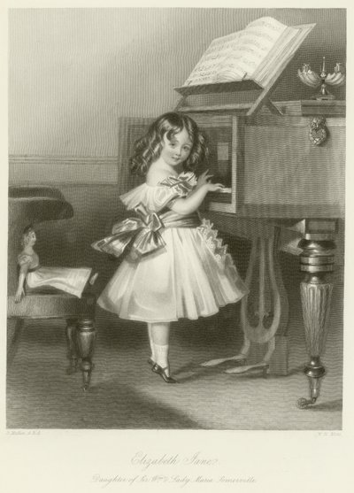 Lady Elizabeth Jane Somerville af Daniel Maclise