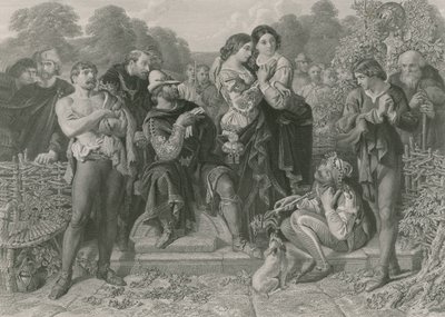 Orlando og wrestleren, som du kan lide det af Daniel Maclise