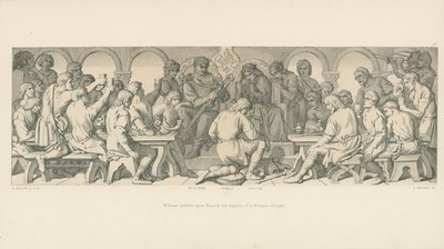 William giver Harold en normannisk ridders værdighed af Daniel Maclise