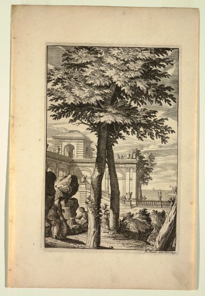 Tavle i New Book of Landscapes af Daniel Marot