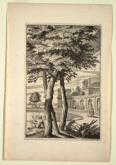 Tavle i New Book of Landscapes af Daniel Marot