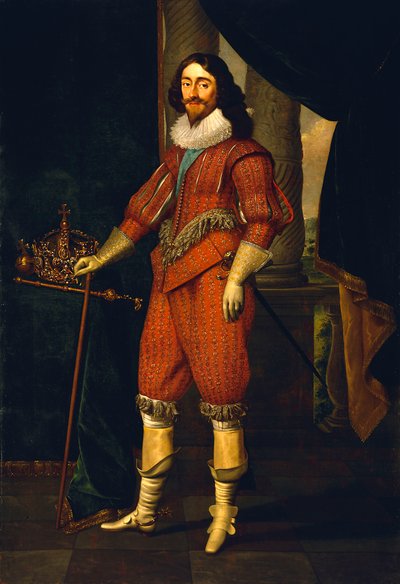 Charles I (1600-1649), ca. 1631 (olie på lærred) af Daniel Mytens