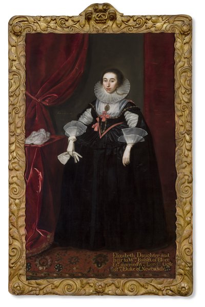 Portræt af Elizabeth Cavendish, 1624 af Daniel Mytens