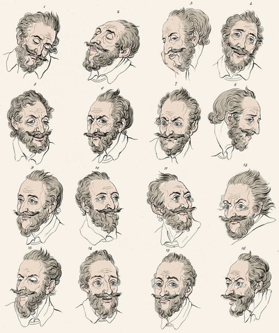 Kong Henrik IV af Frankrig (1553-1610) i "" Essays om fysiognomi, designet til at fremme viden og kærlighed til menneskeheden"" John Caspar LAVATER - Gravering efter Daniel Chodowiecki af Daniel Nikolaus (after) Chodowiecki