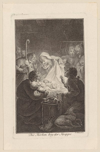 Hyrdernes tilbedelse af Daniel Nikolaus Chodowiecki
