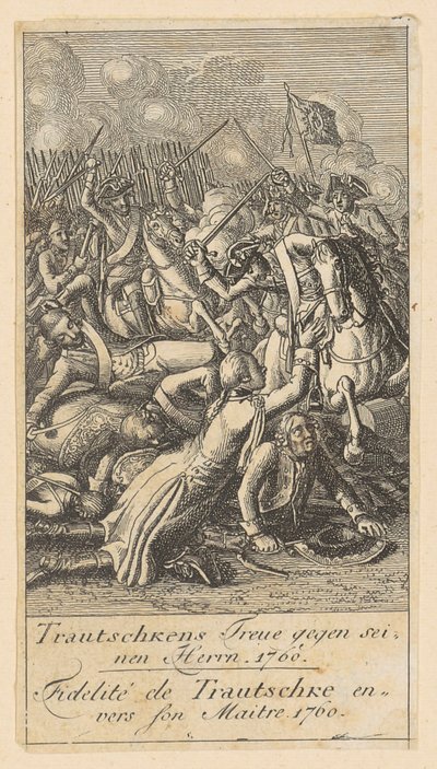 Blad 11 af "Brandenburgske krigsscener" af Daniel Nikolaus Chodowiecki