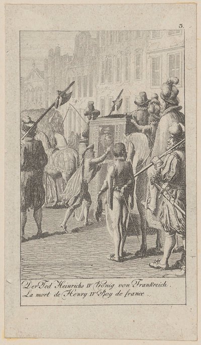 Blad 3 af serien «Middelalderens og nyere tids historie» af Daniel Nikolaus Chodowiecki