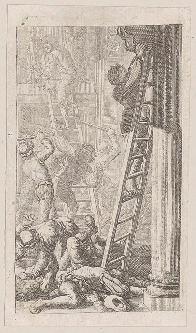 Tavle 4 til „Preussisk-brandenburgsk statshistorie“, anden del af Daniel Nikolaus Chodowiecki