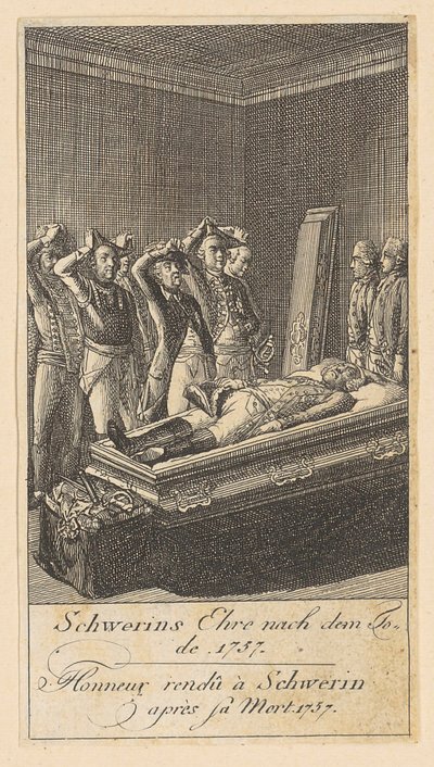 Blad 6 af „Brandenburgske krigsscener“ af Daniel Nikolaus Chodowiecki