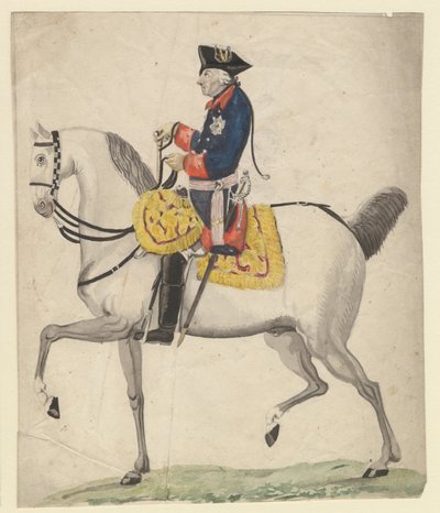 Frederik II af Preussen, 1785 af Daniel Nikolaus Chodowiecki