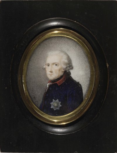 Frederik II af Preussen, ca. 1785 af Daniel Nikolaus Chodowiecki