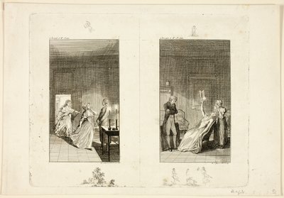Illustration til Samuel Richardsons »Clarissa« af Daniel Nikolaus Chodowiecki