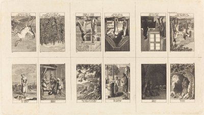 Illustrationer til fabler og fortællinger af Gellert, Gleim, Hagedorn, Lichtwer og Pfeffel af Daniel Nikolaus Chodowiecki