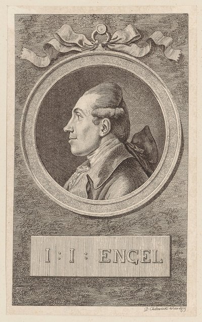 Portræt af Johann Jakob Engel af Daniel Nikolaus Chodowiecki