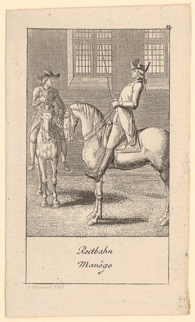 Ridebane af Daniel Nikolaus Chodowiecki