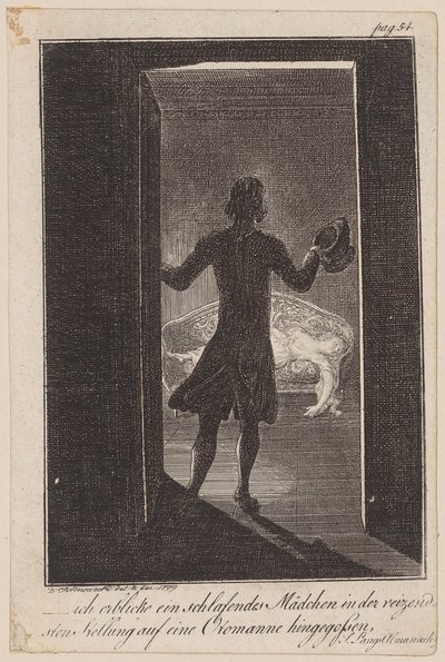 Robert møder Louise af Daniel Nikolaus Chodowiecki