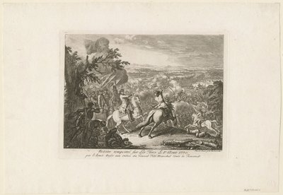 Slaget ved Cahul, 1770 af Daniel Nikolaus Chodowiecki