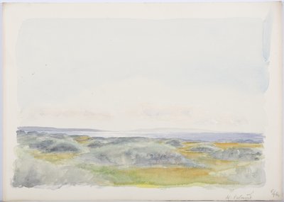 ca. 1916 (blyant og wc på papir) af Daniel Oliver