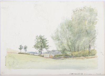 ca. 1916 (blyant og wc på papir) af Daniel Oliver