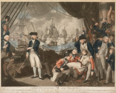Den fejrede sejr ... på den glorværdige første juni 1794 af Daniel Orme