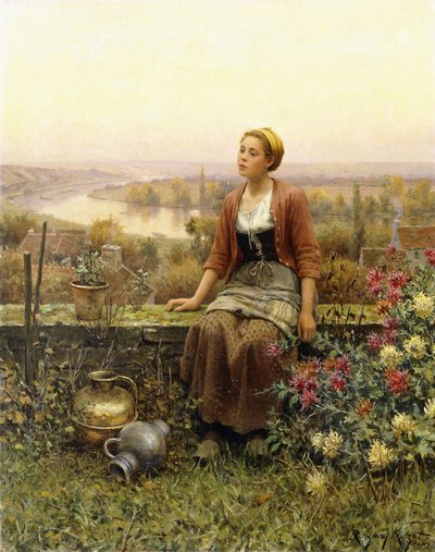 Marie, af Daniel Ridgway Knight
