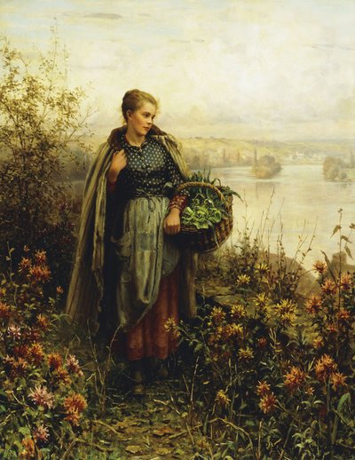 Morgenafkøling, af Daniel Ridgway Knight