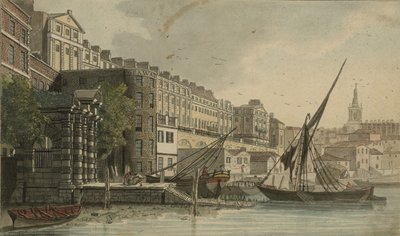 Water Gate, York Buildings, London af Daniel Turner