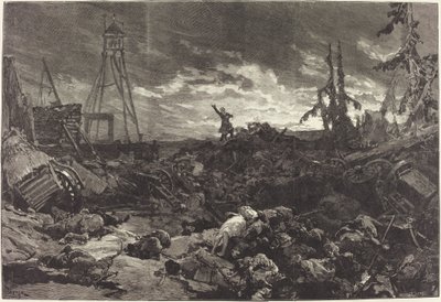 Michel Strogoff ved Théâtre du Chatelet, 1880. af Daniel Urrabieta Vierge