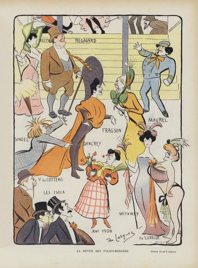 Illustration til Le Rire af Daniel de Losques