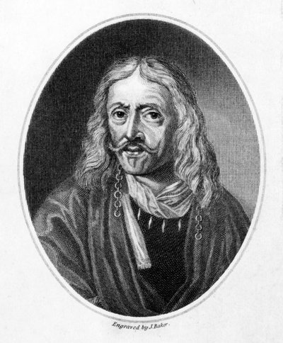 Johannes Hevelius, graveret af J. Baker af Daniel the Younger Schultz