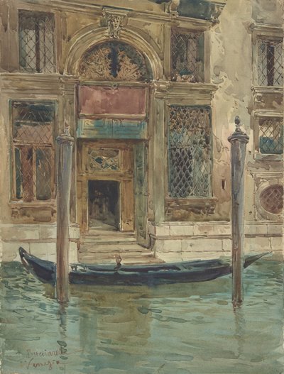 Portalen til et venetiansk palads, 1839-1911. af Daniele Bucciarelli