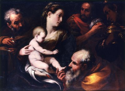Tilbedelse af Magi af Daniele Crespi