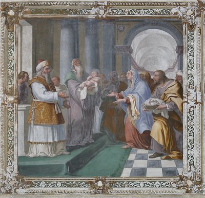 Præsentation til templet af Daniele Crespi