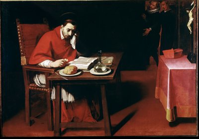 Repræsentation af Charles Borromeo, Young (maleri af Daniele Crespi
