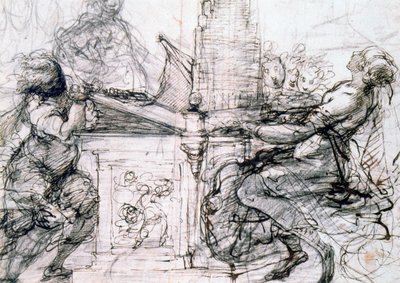 Sankt Cecilie eller Cecilia, c1598-1630 af Daniele Crespi