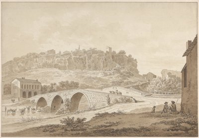 Udsigt over Civita Castellana af Daniël Dupré