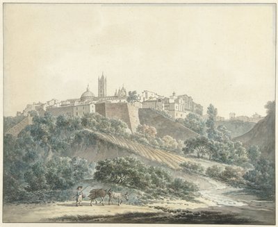 Udsigt over Siena af Daniël Dupré