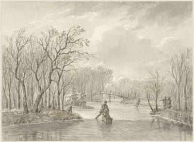 vinter ansigt af Daniël van Oosterhoudt