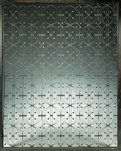 Et elevatorgitter, ca. 1893 af Dankmar Adler