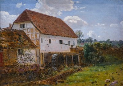 Mølle med to hjul, Jylland af Dankvart Dreyer