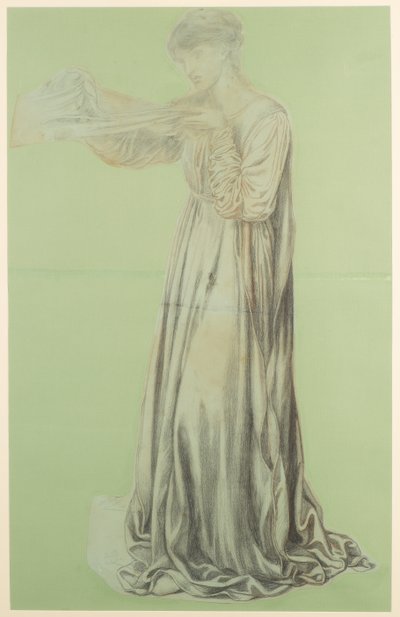 En undersøgelse til Dantes drøm af Dante Gabriel Charles Rossetti
