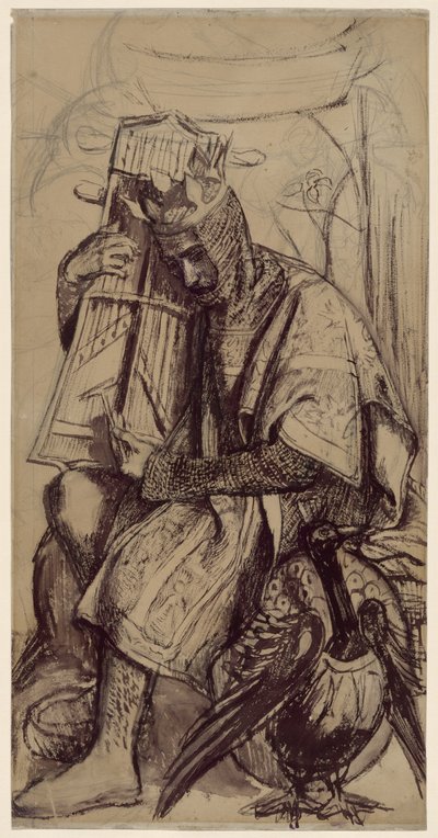 David som konge af Dante Gabriel Charles Rossetti