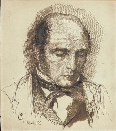 Portræt af Henry Polidori, 1953 af Dante Gabriel Charles Rossetti