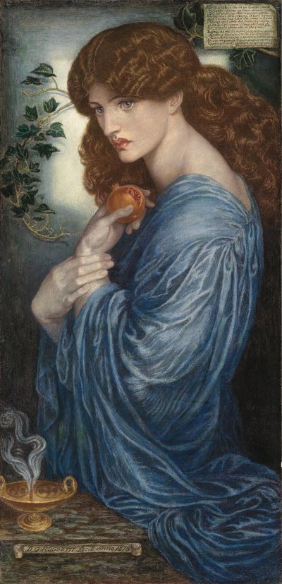 Proserpina af Dante Gabriel Charles Rossetti