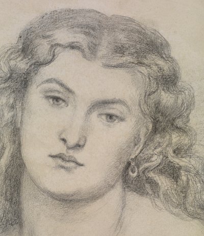 Undersøgelse til "Venus Verticordia" af Dante Gabriel Charles Rossetti