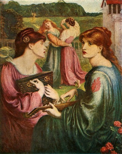 The Bower Meadow, 1850-1872, c1912 af Dante Gabriel Charles Rossetti